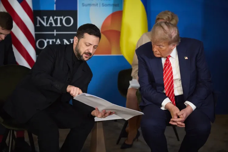 Zelenski y Trump hablaron de la guerra en Ucrania/RRSS Volodimir Zelenski