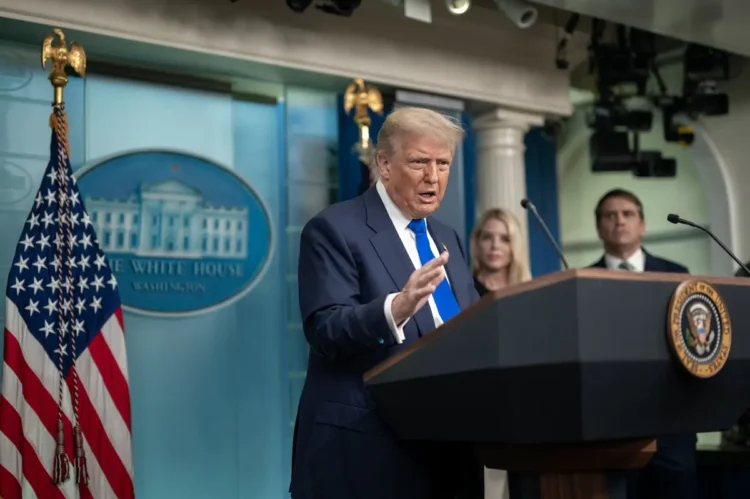 Donald Trump habló de varios temas en la Casa Blanca/ The White House