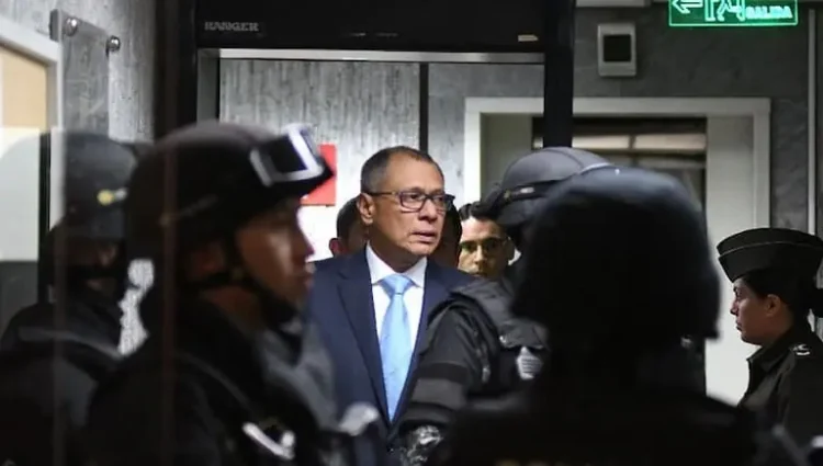 El exvicepresidente de Ecuador recibió una condena de 13 años/FundaciónRPJ