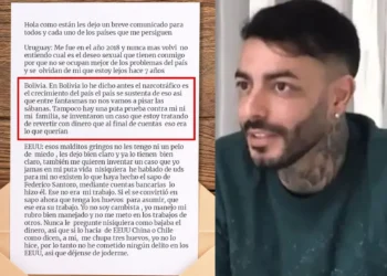 Marset dice que ‘con dinero’ trata de revertir su situación en Bolivia