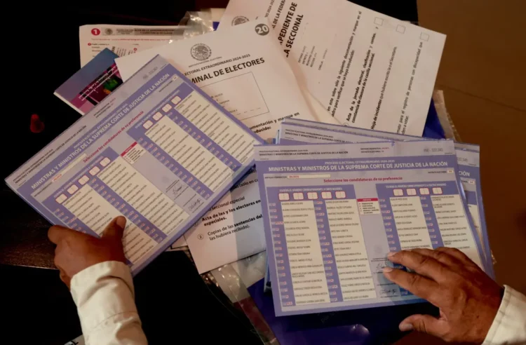 Es la primera elección judicial que se realiza en México/AFP