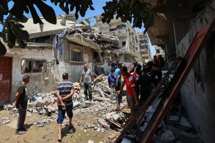 Los ataques ocurrieron cerca de un centro de ayuda en Gaza/AFP