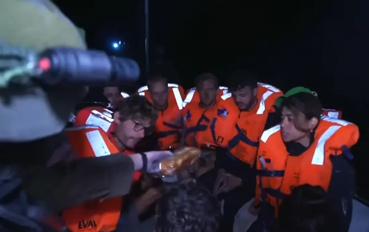 El ejército israelí traslado a los voluntarios a un puerto de Israel /AFP