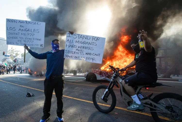Hubo violencia por redadas antinmigrantes/AFP