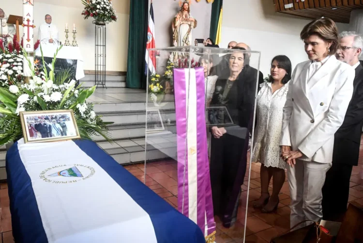 El sepelio fue en San José de Costa Rica/AFP