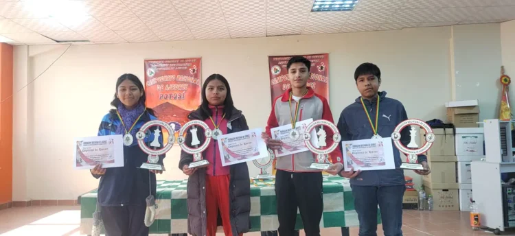Ala, Mamani y Rueda triunfan en el Nacional Escolar de Potosí