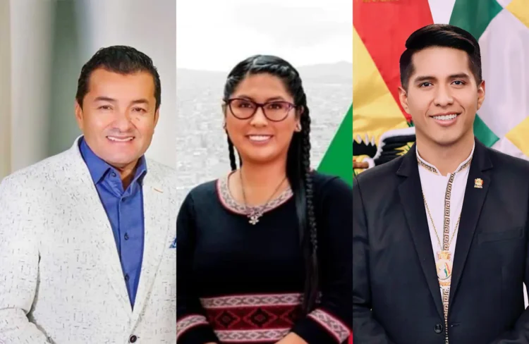 Jhonny Fernández, Eva Copa y Andrónico Rodríguez buscan una alianza, según medios de información.