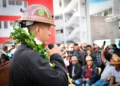 Andrónico Rodríguez, en una concentración de Fedecomin. Foto: RRSS Andrónico Rodríguez