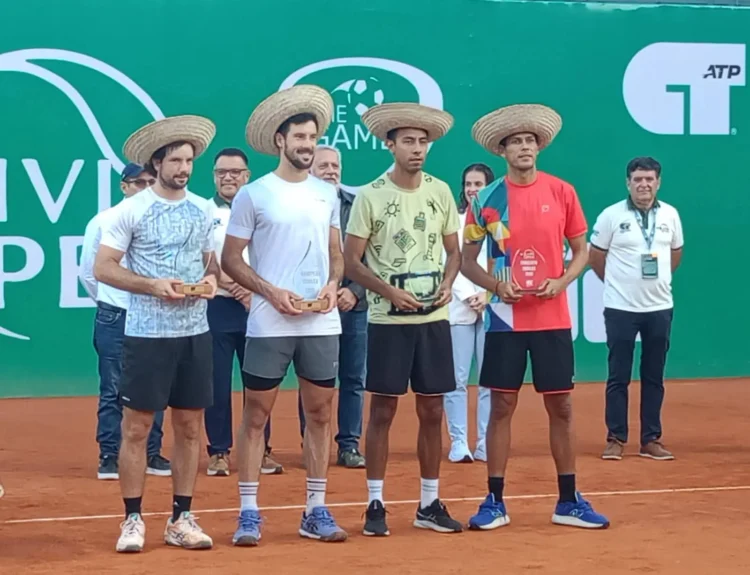Zeballos y Arias logran el subcampeonato del Bolivia Open