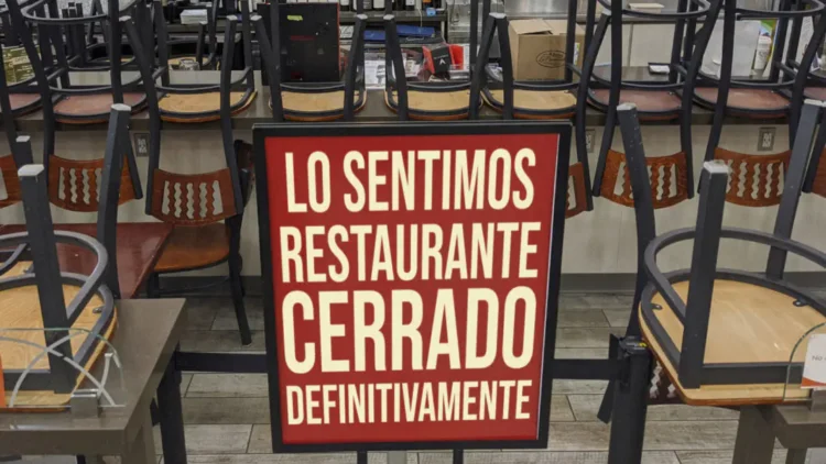 Sector gastronómico: La crisis provoca que cuatro de 10 restaurantes cierren