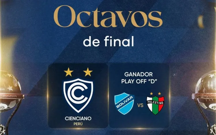Cienciano espera al ganador de Bolívar-Palestino en octavos de final
