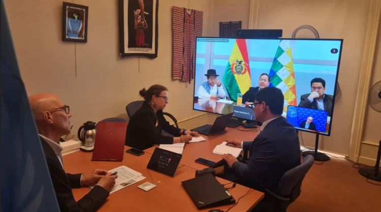 Arce expone ante la ONU intentos de desestabilización en Bolivia