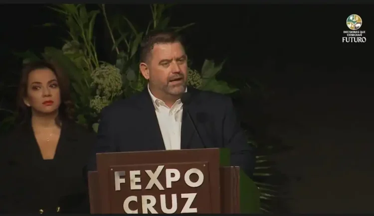 Klaus Frerking, en la apertura del foro agropecuario con candidatos.
