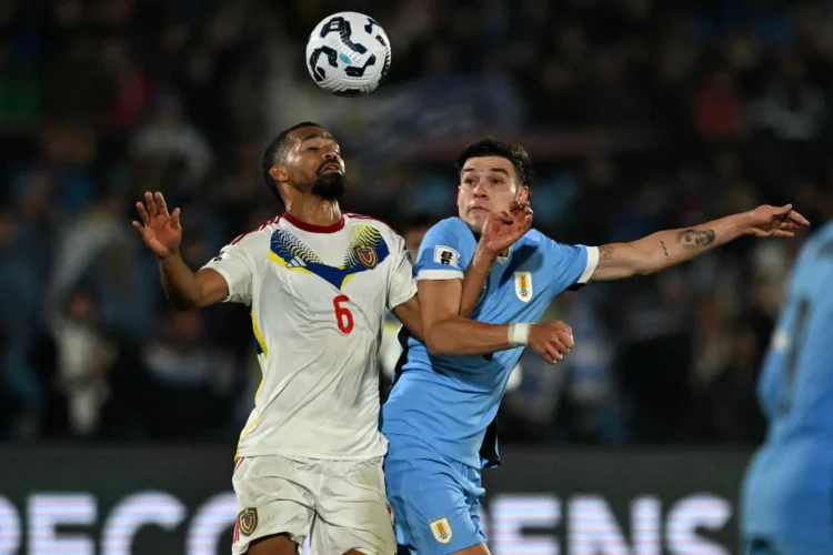 Uruguay derrota 2-0 a Venezuela y queda a las puertas del Mundial-2026