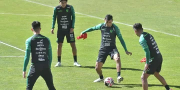 La Selección Boliviana define once para jugar en Venezuela