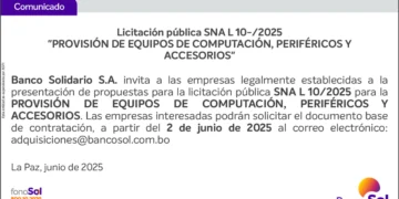 COMUNICADO