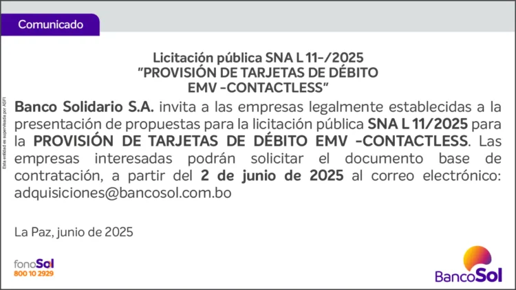 COMUNICADO