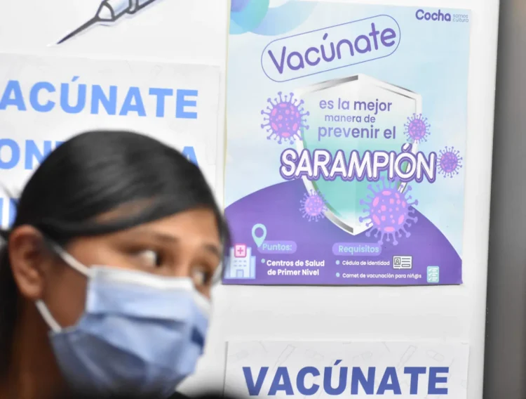 La vacunación contra el sarampión se extiende a terminales