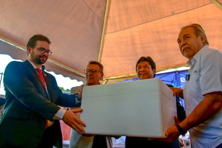 Bolivia recibe donación de 100.000 vacunas contra el sarampión