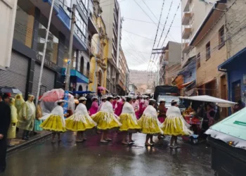 Este domingo se realizará la promesa del Gran Poder. FOTO: GAMLP