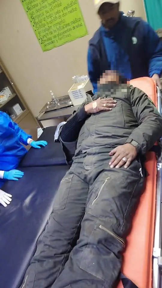 Los Policías heridos son atendidos en Llallagua/RRSS