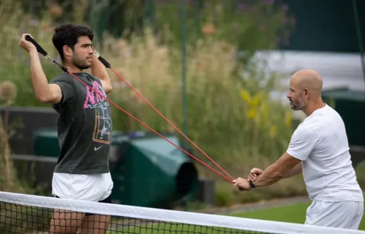 Fognini, primer obstáculo de Alcaraz en Wimbledon
