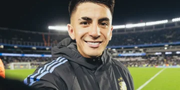 Thiago Almada, la nueva figura de Argentina destacó el partido