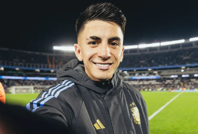 Thiago Almada, la nueva figura de Argentina destacó el partido