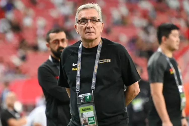 China despide a su seleccionador tras no clasificarse al Mundial 2026
