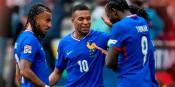 Francia vence 2-0 a Alemania y queda tercera en la Liga de Naciones