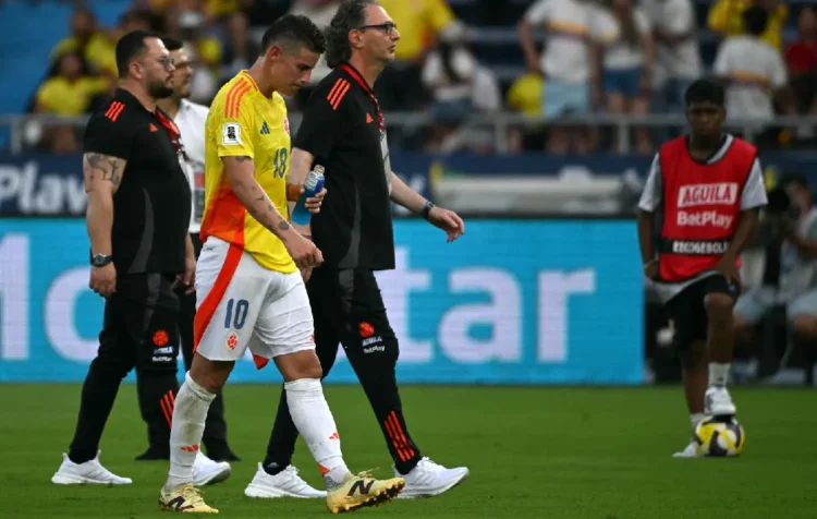 ‘Intentamos de todo’, lamenta James tras un tropiezo de Colombia