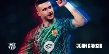 El Barcelona hace oficial el fichaje del portero Joan Garcia