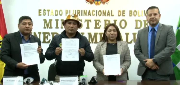 Gobierno firma convenio interinstitucional para minería responsable