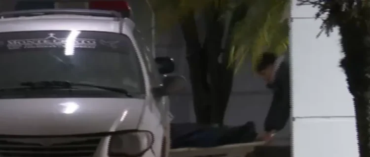 El cuerpo fue llevado a la morgue/Captura Unitel