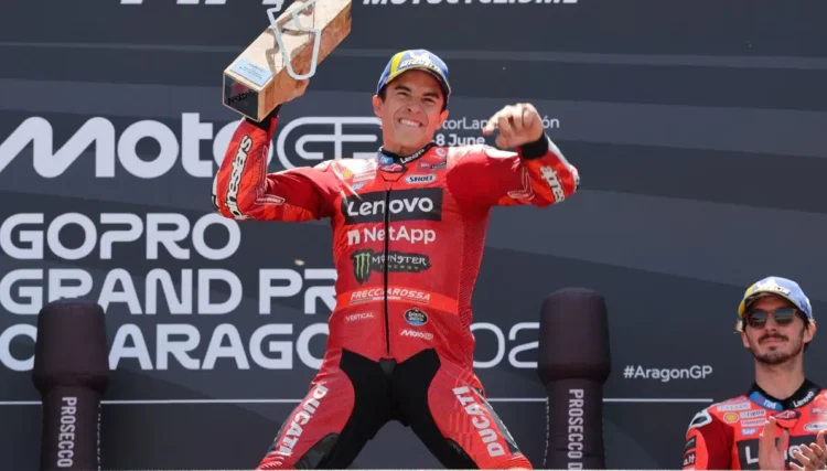 Marc Márquez impone su ley en el GP de Aragón de MotoGP