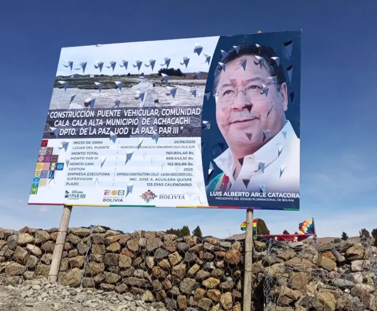 Achacachi tendrá nuevo puente para facilitar transporte de alimentos
