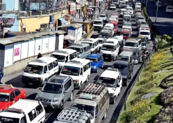 IBCE: El 93% de vehículos en el país es de uso particular