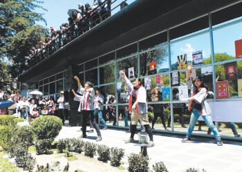 Una demostración de danza, en el Omatsuri de 2019 realizado en el Jardín Japonés. Foto: Sociedad japonesa