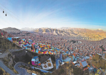 La Paz, una ciudad lienzo