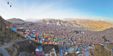 La Paz, una ciudad lienzo
