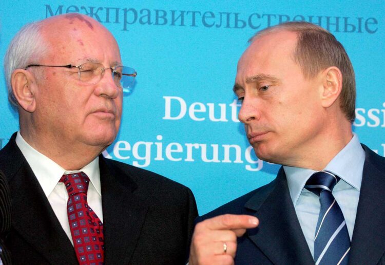 La relación de amor y odio entre Gorbachov y Putin