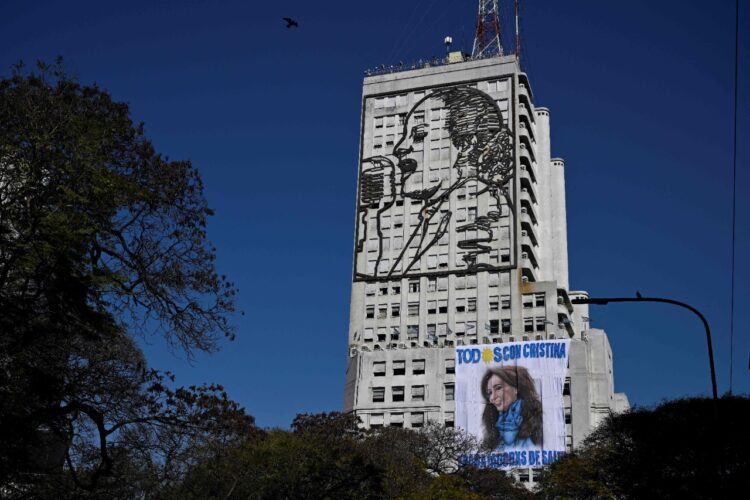 Días después al intento de asesinato a la vicepresidenta de Argentina. Foto: AFP