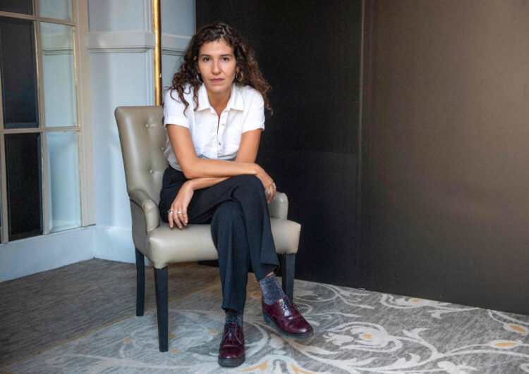 La cineasta Valentina Maurel, en su paso por el encuentro de cine español. Foto: AFP
