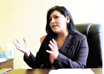 Soledad Chapetón, exalcaldesa de El Alto enfrenta procesos en su contra. Foto: Archivo LR