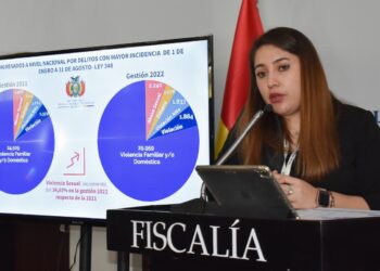 Daniela Cáceres, directora de la Fiscalía Especializada en Delitos en Razón de Género y Juvenil. Fiscalía Nacional del Estado