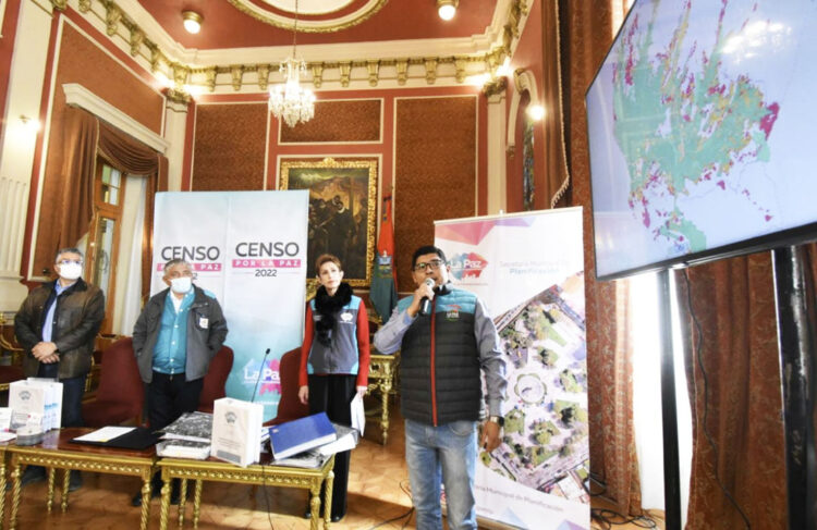 Con su cartografía, La Paz afirma que su población creció 33%