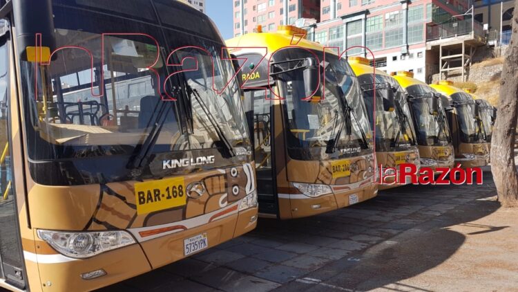 Buses PumaKatari. Foto: Pedro Luna