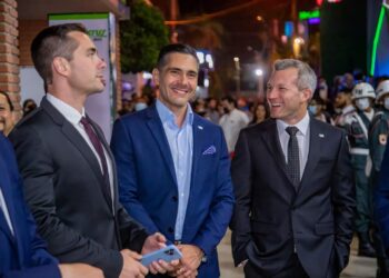 Empresarios en rueda de negocios en la Expocruz 2022. Foto: Expocruz