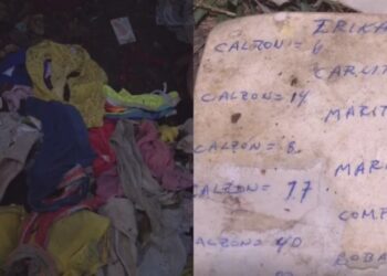 En Santa Cruz un hombre coleccionaba más de 1.000 prendas interiores de mujeres y las anotaba en su cuaderno