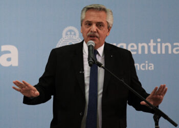 El presidente Alberto Fernández